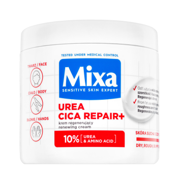 Mixa Urea Cica Repair+ regenerační krém Renewing Cream 400 ml