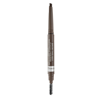 Rimmel London Brow This Way Fill & Sculpt Eyebrow Definer pincel para cejas 2 en 1 002 Medium Brown 0,25 g