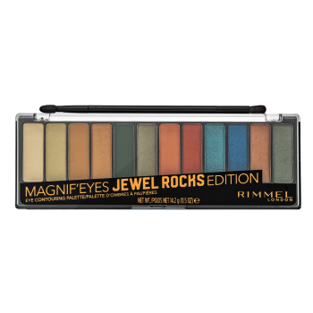 Rimmel London Magnifeyes Eyeshadow Palette szemhéjfesték paletta 009 Jewel Rocks 14 g