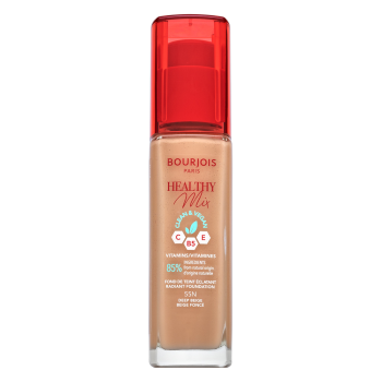 Bourjois Healthy Mix Clean & Vegan Radiant Foundation maquillaje líquido para unificar el tono de la piel 55N Deep Beige 30 ml