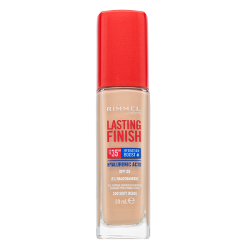 Rimmel London Lasting Finish 35HR SPF20 Full Coverage Lightweight Foundation дълготраен фон дьо тен за изравняване тена на кожата 200 30 ml