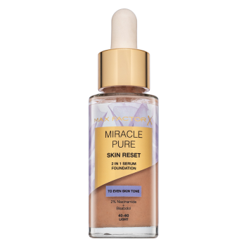 Max Factor Miracle Pure Skin Reset 2in1 Serum Foundation tekutý make-up pro obnovu pleti 40-60 Light 30 ml