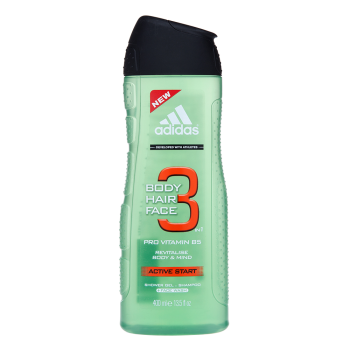 Adidas 3 Active Start Gel de duș bărbați 400 ml