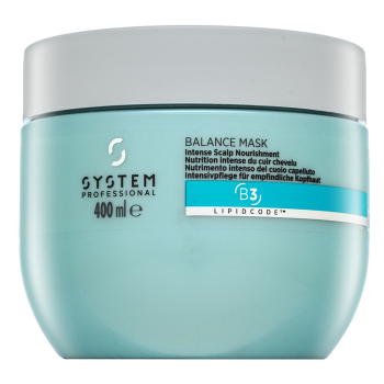 System Professional Balance Mask maschera rinforzante per la sensibilità del cuoio capelluto 400 ml