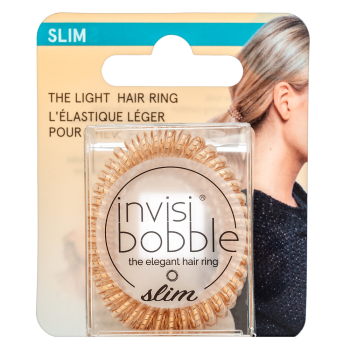 InvisiBobble Slim Bronze 3 pcs elastika za lase
