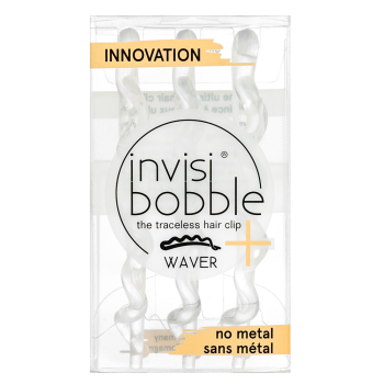 InvisiBobble Waver Plus Crystal Clear Hair Clip 3pcs sponke za lase