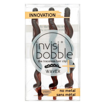 InvisiBobble Waver Plus Pretty Dark Hair Clip 3pcs sponke za lase