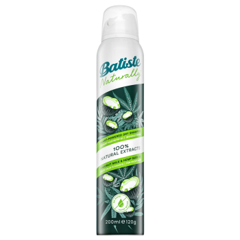 Batiste Naturally Coconut Milk & Hemp Seed Oil suhi šampon za volumen kose 200 ml