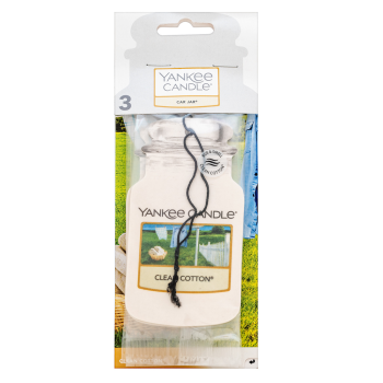 Yankee Candle Car Jar Set Clean Cotton