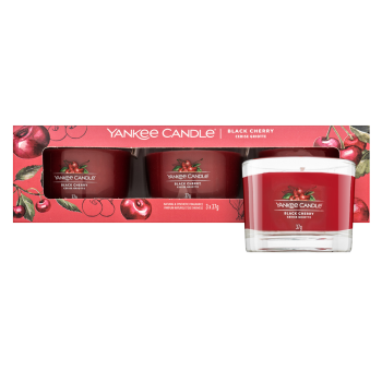 Yankee Candle Black Cherry vela votiva 3 x 37 g