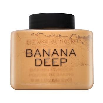 Makeup Revolution Baking Powder poeder voor een uniforme en stralende teint Banana Deep 32 g
