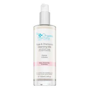 The Organic Pharmacy Rose And Chamomile Cleansing Milk čistící mléko pro citlivou pleť 100 ml