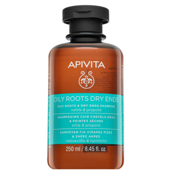 Apivita Oily Roots & Dry Ends Shampoo Champú fortificante Para el cuero cabelludo graso 250 ml
