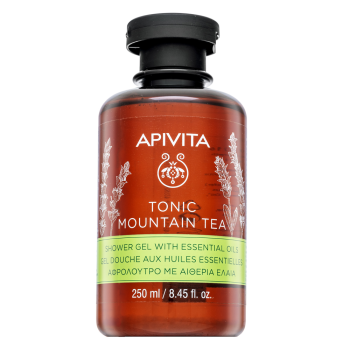 Apivita Tonic Mountain Tea tusfürdő gél Shower Gel with Essential Oils 250 ml