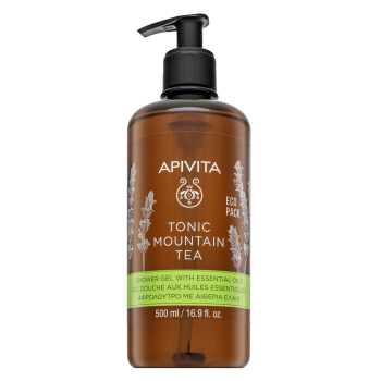 Apivita Tonic Mountain Tea verkoelende douchegel Shower Gel with Essential Oils 500 ml