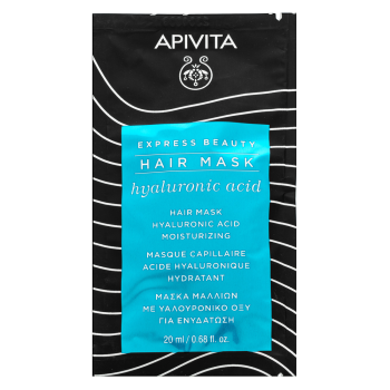 Apivita Express Beauty Hair Mask Hyaluronic Acid Voedend Haarmasker met Hyaluronzuur 20 ml