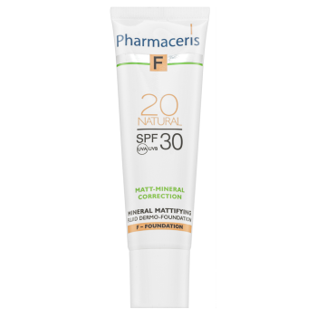 Pharmaceris F Mineral Dermo-Foundation SPF30 Natural skrášľujúci fluid pre zjednotenú a rozjasnenú pleť 30 ml