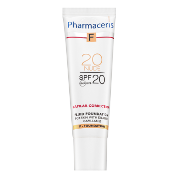 Pharmaceris F Capilar-Correction Fluid SPF20 Nude skrášľujúci fluid pre zjednotenú a rozjasnenú pleť 30 ml