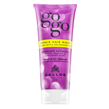 Kallos GoGo Repair Hair Mask tápláló maszk száraz fakó hajra 200 ml