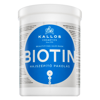 Kallos Biotin Beautifying Hair Mask posilňujúca maska pre oslabané vlasy 1000 ml