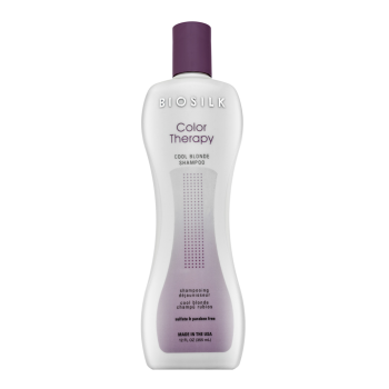 BioSilk Color Therapy Cool Blonde Shampoo sampon hranitor pentru păr blond 355 ml