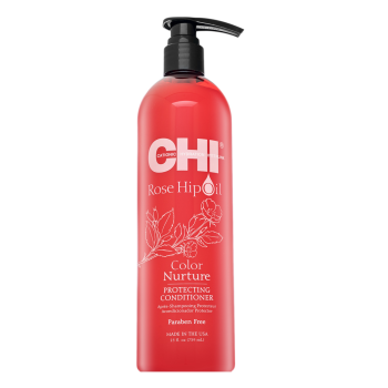 CHI Rose Hip Oil Color Nurture Protecting Conditioner Acondicionador nutritivo Para cabellos teñidos y resaltados 739 ml