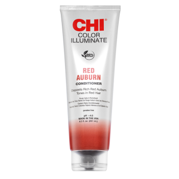CHI Ionic Color Illuminate Conditioner Tönungsconditioner für Wiederbelebung der Farbe Red Auburn 251 ml