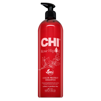 CHI Rose Hip Oil Color Nurture Protecting Shampoo ochranný šampón pre farbené vlasy 739 ml
