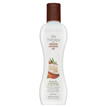 BioSilk Therapy with Natural Coconut Oil Leave-In Treatment Cuidado de enjuague Para puntas abiertas 167 ml