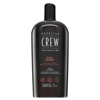 American Crew 3-in-1 šampon, balzam in gel za prhanje za vsakodnevno uporabo 1000 ml