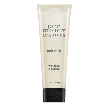 John Masters Organics Rose & Apricot Hair Milk îngrijire fără clătire î pentru finețe și strălucire a părului 118 ml