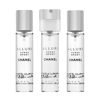 Chanel Allure Homme Sport - Refill Eau de Toilette bărbați 3 x 20 ml
