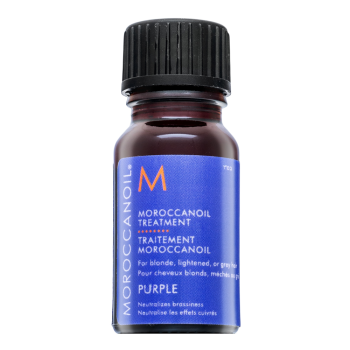 Moroccanoil Purple Treatment hranilno olj za platinasto blond in sive lase 10 ml