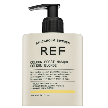 REF Colour Boost Masque voedend masker met kleurpigmenten om de kleur te doen herleven Golden Blonde 200 ml