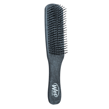 Wet Brush Men's Detangle Black Leather haarborstel voor mannen