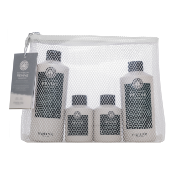 Maria Nila Eco Therapy Revive Beauty Bag šampon a kondicionér pro rychle se mastící vlasy