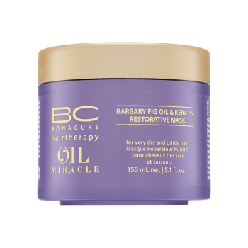 Schwarzkopf Professional BC Bonacure Oil Miracle Barbary Fig Oil & Keratin Restorative Mask maszk nagyon száraz és törékeny hajra 150 ml