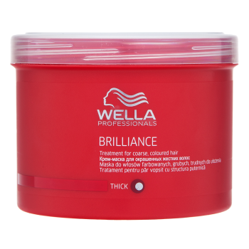 Wella Professionals Brilliance Treatment masker voor stug en gekleurd haar 500 ml
