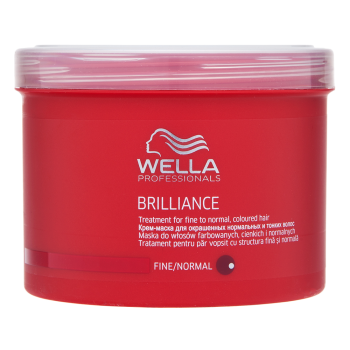 Wella Professionals Brilliance Treatment maska za tanke barvane lase 500 ml