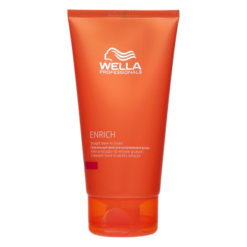 Wella Professionals Enrich Straight Leave-In Cream öblítés nélküli ápolás durva és rakoncátlan hajra 150 ml