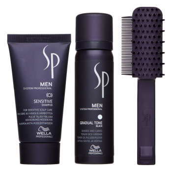 Wella Professionals SP Men Gradual Tone sada pre navrátenie prirodzenej farby vlasov Black 60 ml