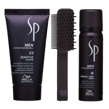 Wella Professionals SP Men Gradual Tone Kit Para la restauración del color natural del cabello Brown 60 ml