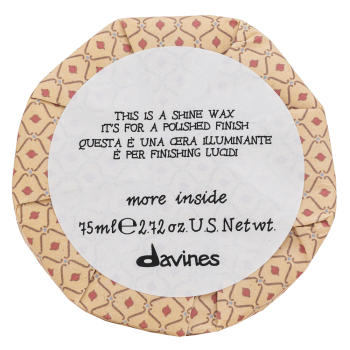 Davines More Inside Shine Wax Cera para dar forma al cabello Para sostener y lucir el cabello 75 ml