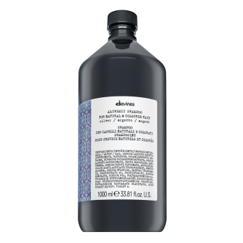 Davines Alchemic Shampoo sampon neutralizant pentru păr blond platinat si grizonat Silver 1000 ml
