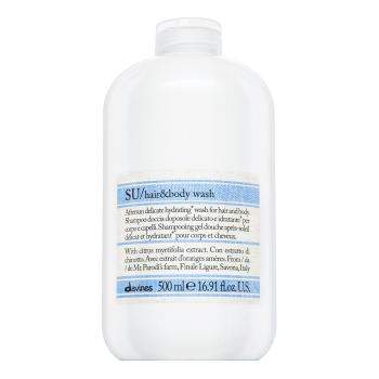 Davines Essential Haircare SU Hair & Body Wash šampon i gel za tuširanje 2 u 1 za kosu opterećenu suncem 500 ml