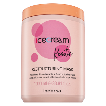 Inebrya Ice Cream Keratin Restructuring Mask erősítő maszk keratinnal 1000 ml