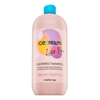Inebrya Ice Cream Liss Pro Liss Perfect Shampoo uhlazující šampon pro hrubé a nepoddajné vlasy 1000 ml