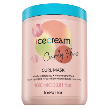 Inebrya Ice Cream Curly Plus Curl Mask posilující maska proti krepatění vlasů 1000 ml