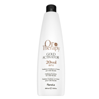 Fanola Oro Therapy 24k Gold Activator Oro Puro emulsie ontwikkelen voor alle haartypes 6% 20 Vol. 1000 ml