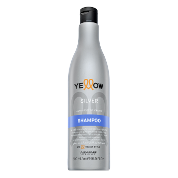 Alfaparf Milano Yellow Silver Shampoo neutralizující šampon pro platinově blond a šedivé vlasy 500 ml
